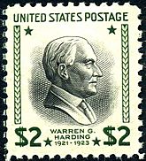 Warren G Harding 1938 Issue-$2