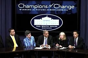 White House Champions of Change Eric Holder Jr Deborah Rhode 2011