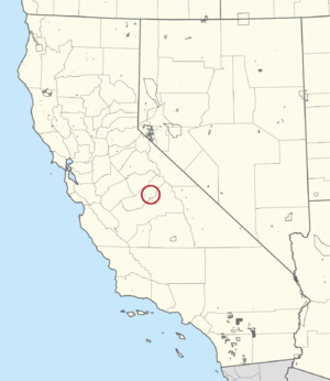 2495R North Fork Rancheria Locator Map