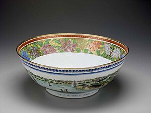ANMM Punchbowl side and inside view View of Sydney c1820 00039838 6