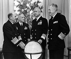 Admirals Hyland, McCain, Moorer, Holmes 1968