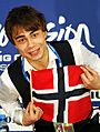 Alexander Rybak at the Eurovision press conference