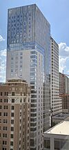 Aloft Austin Downtown and Element Austin Downtown in October 2019