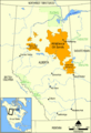Athabasca Oil Sands map
