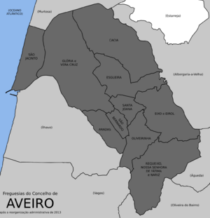 Aveiro freguesias 2013