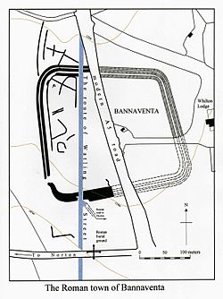 Plan of the site of Bannaventa