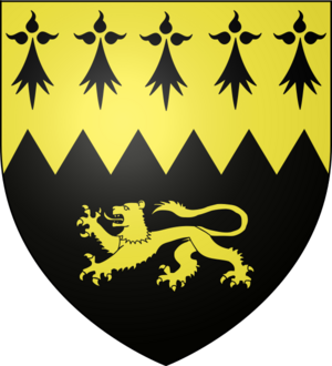 Blason ville fr Spézet (Finistère)