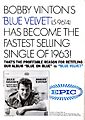 Blue Velvet - Billboard ad 1963