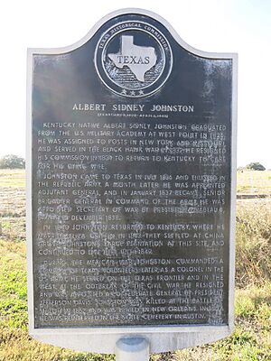 Bonney TX AS Johnston Marker