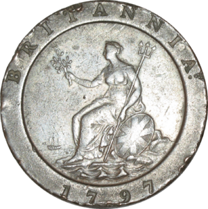 British pre-decimal twopence 1797 reverse.png