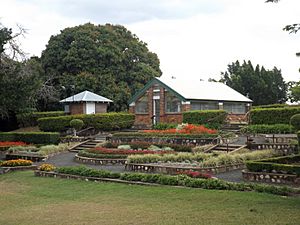 Bush houses at Queens Park, Ipswich, Queensland