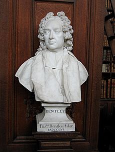 Bust of Richard Bently by Louis-François Roubiliac
