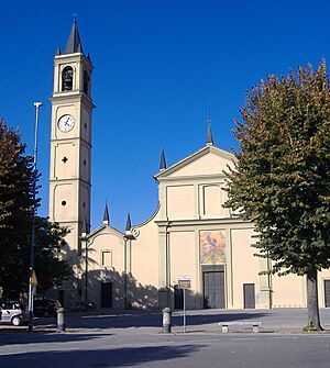 The parish church of Caselle Landi