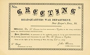 Certificate from John Brown