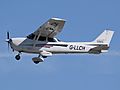 Cessna 172S Skyhawk at Bristol Airport (England) 23Aug2014 arp