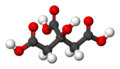 Citric-acid-3D-balls