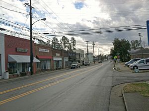 A view of Main Street in Courtland, Virginia