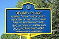 Crum's Place marker