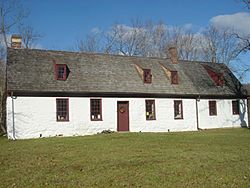 The Anne Arundel Free School, constructed sometime between 1724 and 1746, is located in Davidsonville in the community of Lavall