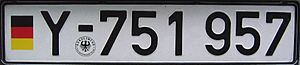 Deutsches Bundeswehr-Kfz-Kennzeichen