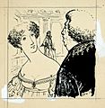 Disegno per copertina di libretto, disegno di Peter Hoffer per Don Pasquale (1954) - Archivio Storico Ricordi ICON012365