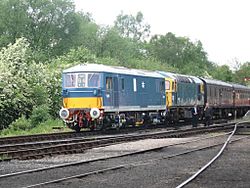 E6016 and 33102 at Cheddleton