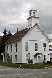 The Plymouth Congregational Church on VT Rte 105 in East Charleston
