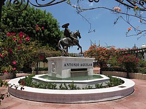 Equestrian Statue of Antonio Aguilar, Plaza de Los Angeles