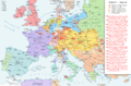 Europe 1848 map en