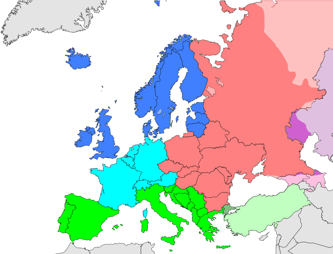 Image Europe Subregion Map Un Geoscheme