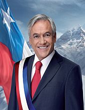 Fotografía oficial del Presidente Sebastián Piñera - 2