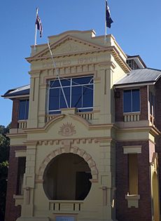 Front of the Soldiers' Memorial Hall, Ipswich