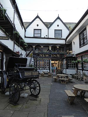 Galleried courtyard of the New Inn, Gloucester (geograph 5236897)