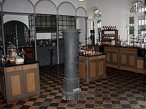 Gießen, Liebig-Museum, the pharmaceutical laboratory