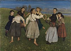 Hans Thoma - Kinderreigen (1872)