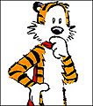 Hobbes comic strip character
