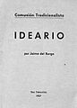 Ideario by Jaime del Burgo