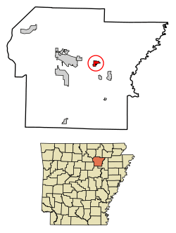 Location of Sulphur Rock in Independence County, Arkansas