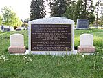 Front Side of Jane Manning's grave marker