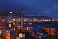 Korea busan pusan harbour cargo container terminal