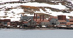 Leith Harbour whaling station in November 2007
