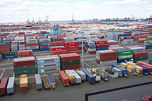Line3174 - Shipping Containers at the terminal at Port Elizabeth, New Jersey - NOAA