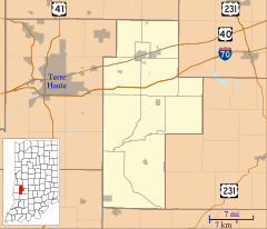 Bogle Corner, Indiana is located in Clay County, Indiana