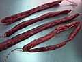 Longaniza seca torreblanquina, producto típico, Torreblanca