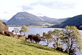 Looking across Loweswater to the well known outline of Mellbreak - geograph.org.uk - 1213119