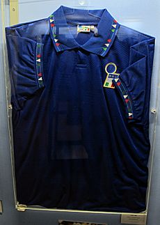 Maglia di roberto baggio indossata in USA 1994, 01
