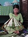Making conical hats - Hue countryside