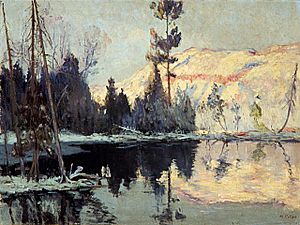 Maurice Cullen - Sunrise, Lac Tremblant