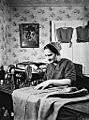 Mennonite Women Dressmaking Pennsylvania 1942