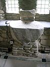 Merlin's altarstone, Stobo Kirk